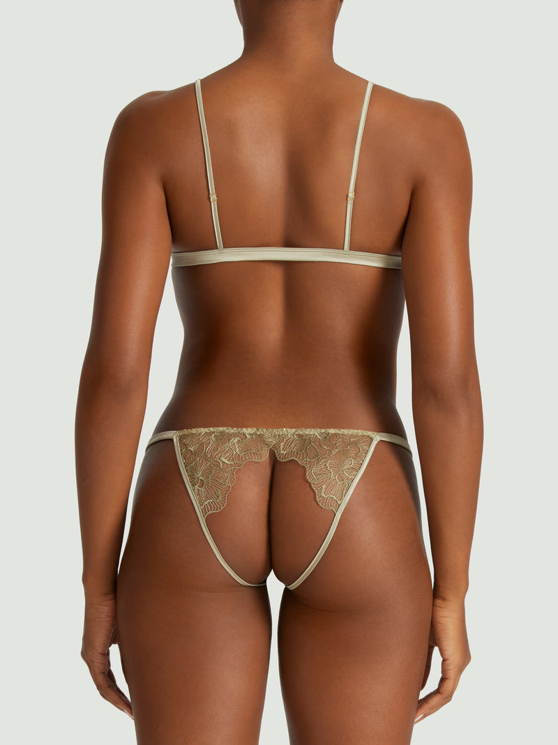 Coco de Mer Lila Open Knicker