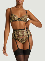 Coco de Mer Oriana Suspender Belt