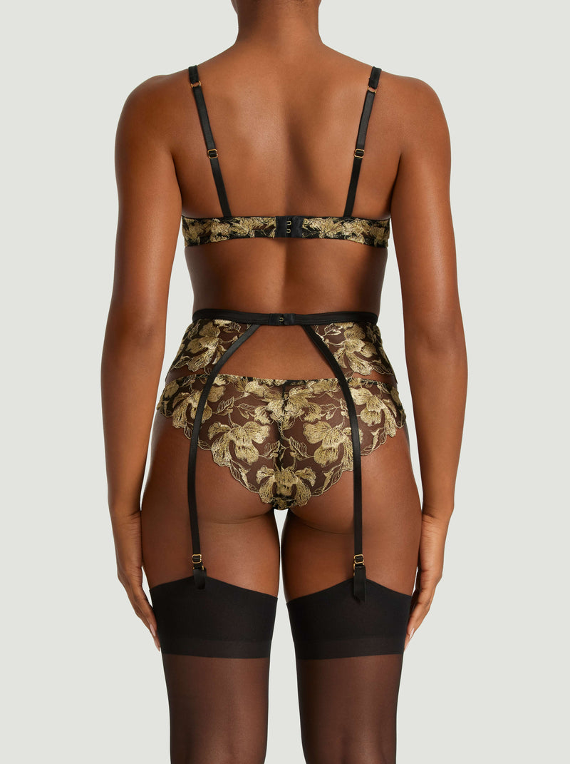 Coco de Mer Oriana Suspender Belt