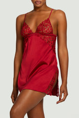 Coco de Mer Ravenna Slip in Ruby