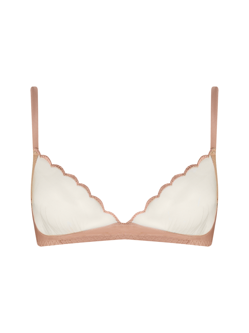 Muse by Coco de Mer Amara Soft Cup Bra in Cacao