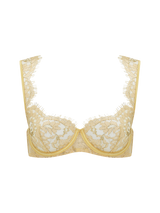 Coco de Mer Fiorella Balcony Bra in Gold