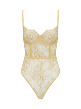 Coco de Mer Fiorella Bodysuit in Gold