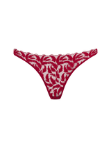 Coco de Mer Ravenna Brazilian Knicker in Ruby