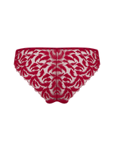 Coco de Mer Ravenna Brazilian Knicker in Ruby