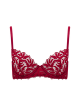 Coco de Mer Ravenna Plunge Bra in Ruby