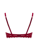 Coco de Mer Ravenna Plunge Bra in Ruby