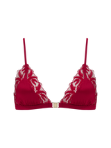 Coco de Mer Ravenna Triangle Bra in Ruby